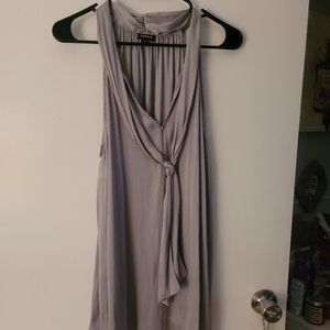 TORRID satiny grey top NWOT Size 3
